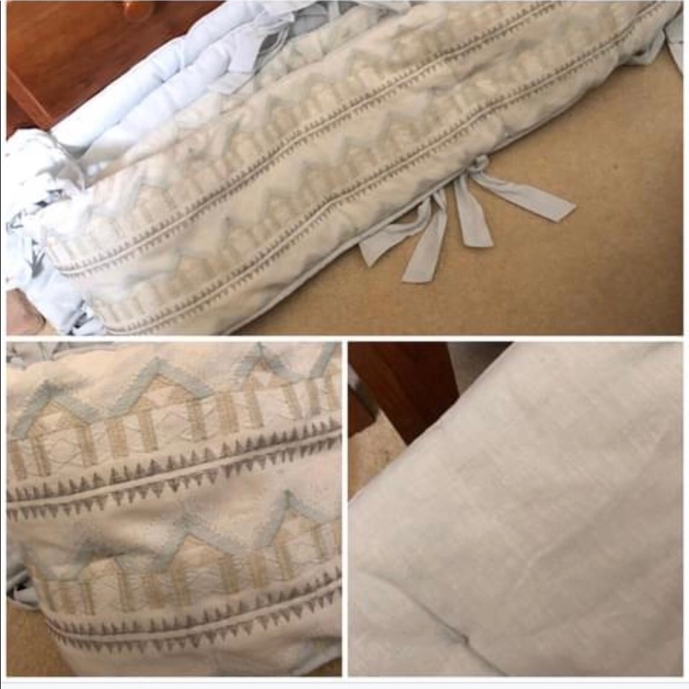Pottery Barn Kids bumper set